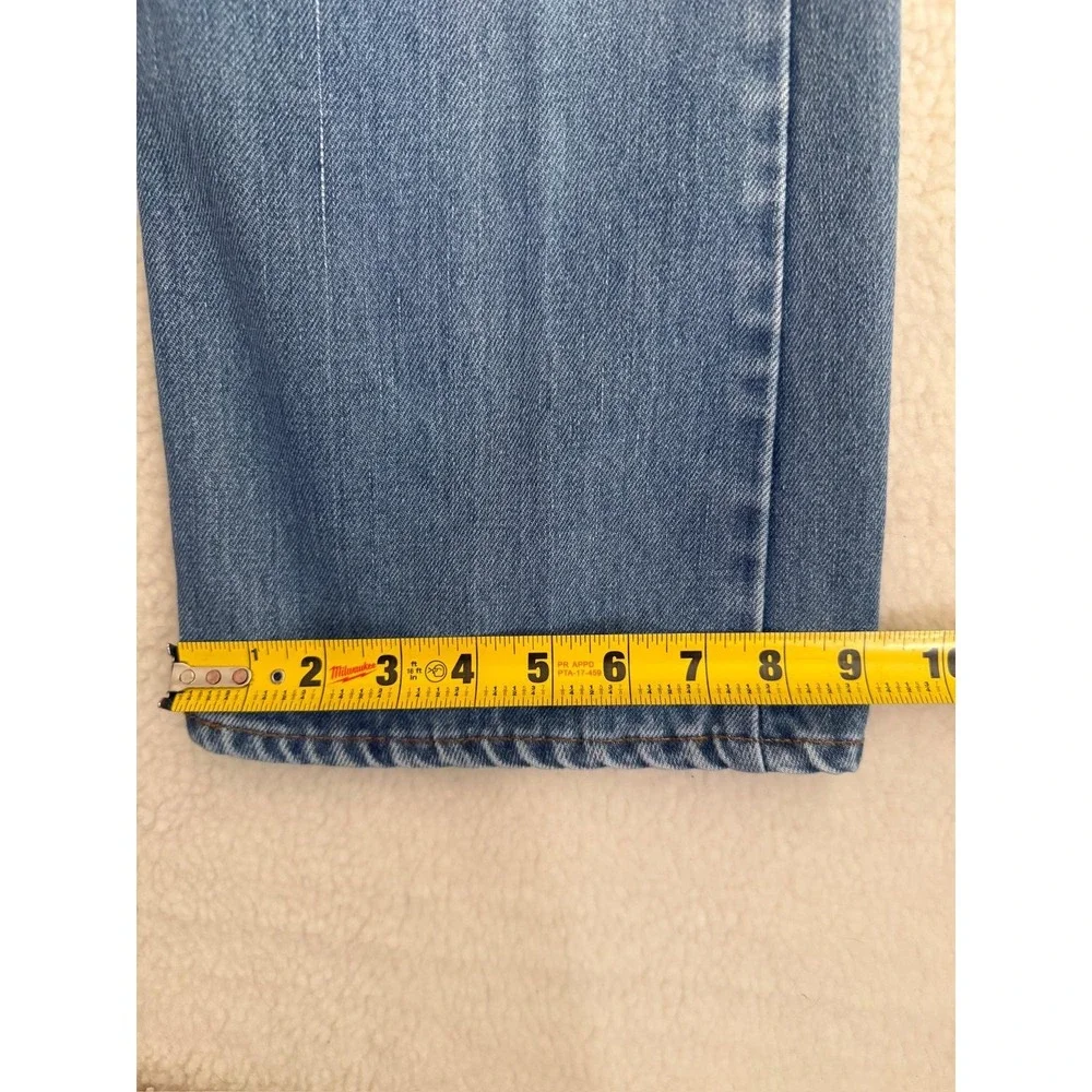 Vintage Levis 517 Bootcut Jeans Mens 32x31 Fits 30x30 Orange Tab USA 80s Blue